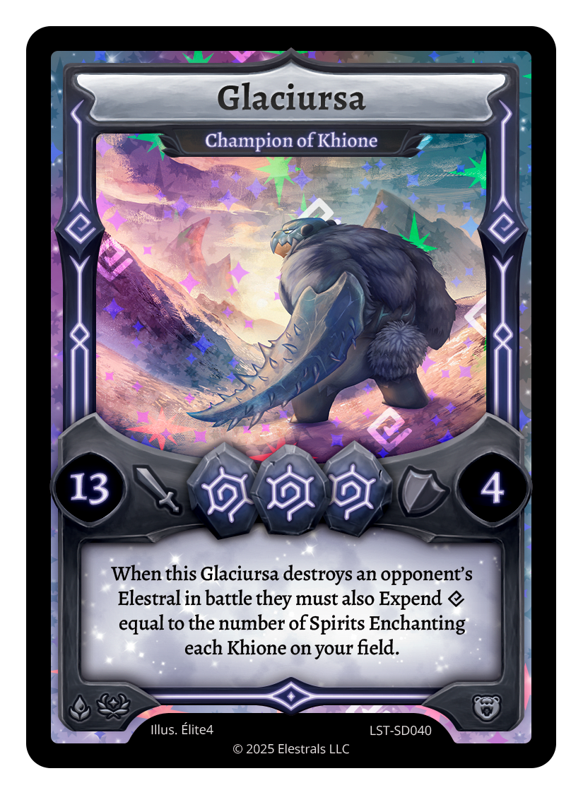 Glaciursa - Champion of Khione - LST-SD040